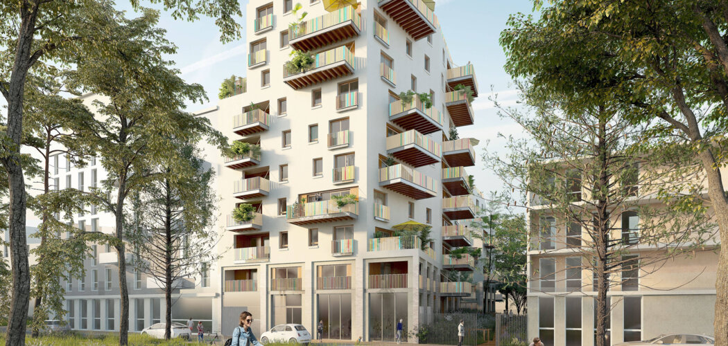 Programme immobilier neuf Les Balcons - Saint-Denis : logements neufs sécurisés et verdoyants proche des transports (93200) - Référence : 15768