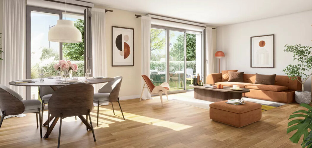 Programme immobilier neuf Le Jade - Saint-Denis quartier Potier à proximité des transports RER D et tram T11 (93200) - Référence : 16660