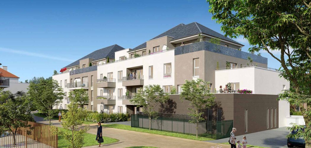 Programme immobilier neuf Green Central - Saint-Fargeau-Ponthierry, logements neufs et proximité Melun en cœur de campagne (77310) - Référence : 15975