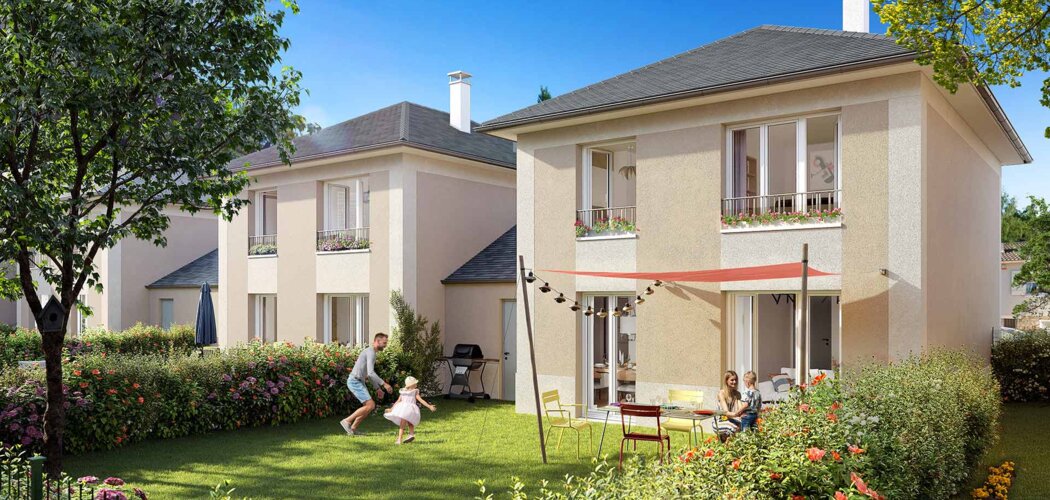 Programme immobilier neuf Green Central - Saint-Fargeau-Ponthierry, logements neufs et proximité Melun en cœur de campagne (77310) - Référence : 15975