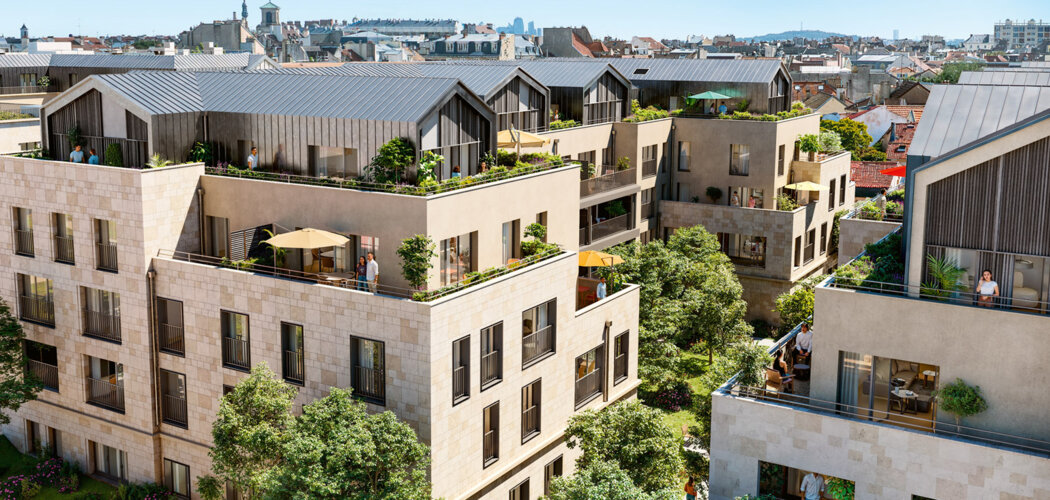 Programme immobilier neuf Clos Saint-Louis - Acte IV - Résidences Ourches - Saint-Germain-en-Laye au centre du Clos Saint-Louis (78100) - Référence : 16372