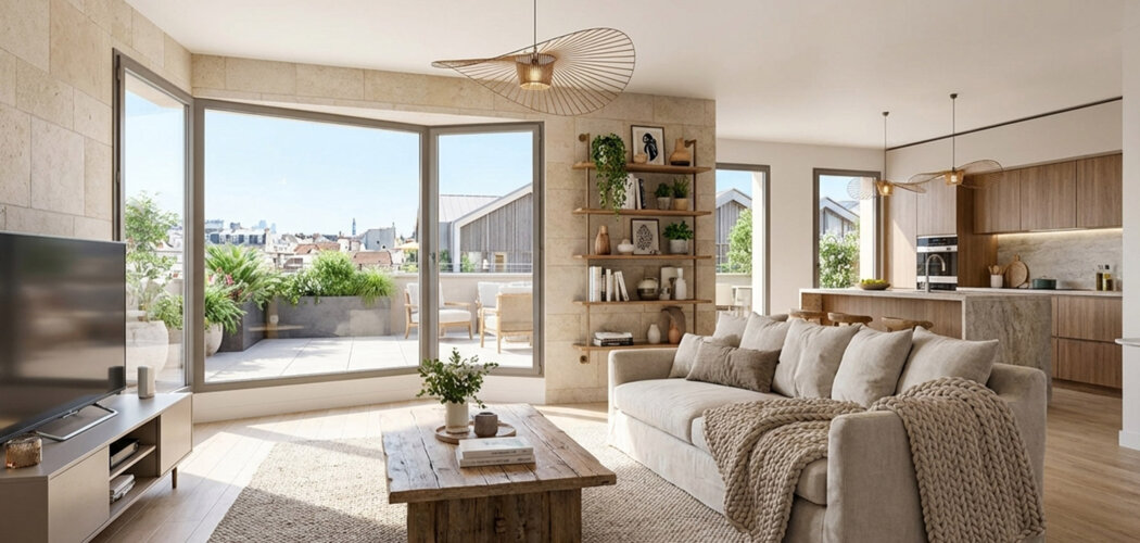 Programme immobilier neuf Clos Saint-Louis - Acte IV - Résidences Ourches - Saint-Germain-en-Laye au centre du Clos Saint-Louis (78100) - Référence : 16372