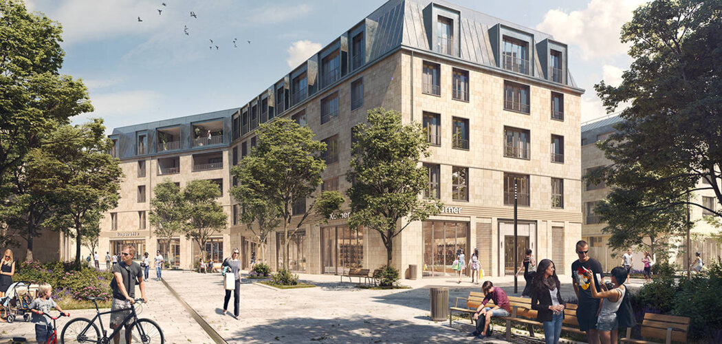 Programme immobilier neuf CLOS SAINT LOUIS - DESOYER - Saint-Germain-en-Laye : logements neufs sécurisés et verdoyants proche des transports (78100) - Référence : 15506