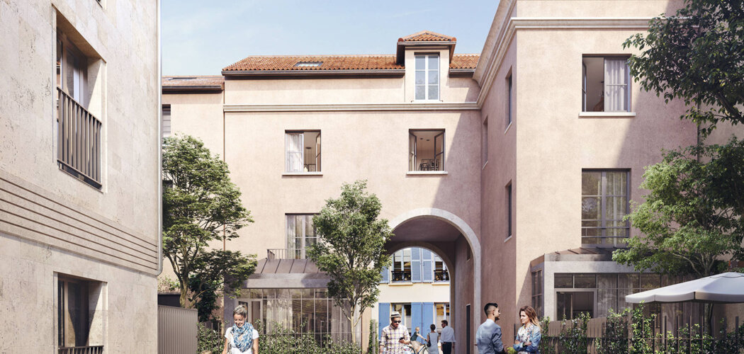 Programme immobilier neuf CLOS SAINT LOUIS - DESOYER - Saint-Germain-en-Laye : logements neufs sécurisés et verdoyants proche des transports (78100) - Référence : 15506