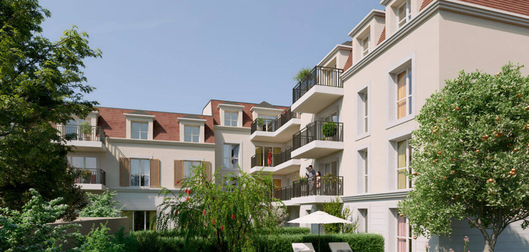 Programme immobilier neuf Coeur de Bourg - Saint-Martin-du-Tertre : Appartements neufs dans la rue commerçante à 10 min du transilien H (95270) - Référence : 16274
