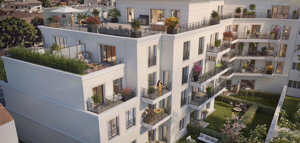 Programme immobilier neuf Villa Christina (94) - Saint-Maur-des-Fossés cadre de vie verdoyant avec accès rapide Paris (94100) - Référence : 16737