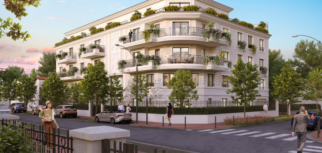 Programme immobilier neuf VILLA CAMELIA - Saint-Maur-des-Fossés cadre résidentiel appartements neufs proches commerces (94100) - Référence : 17109