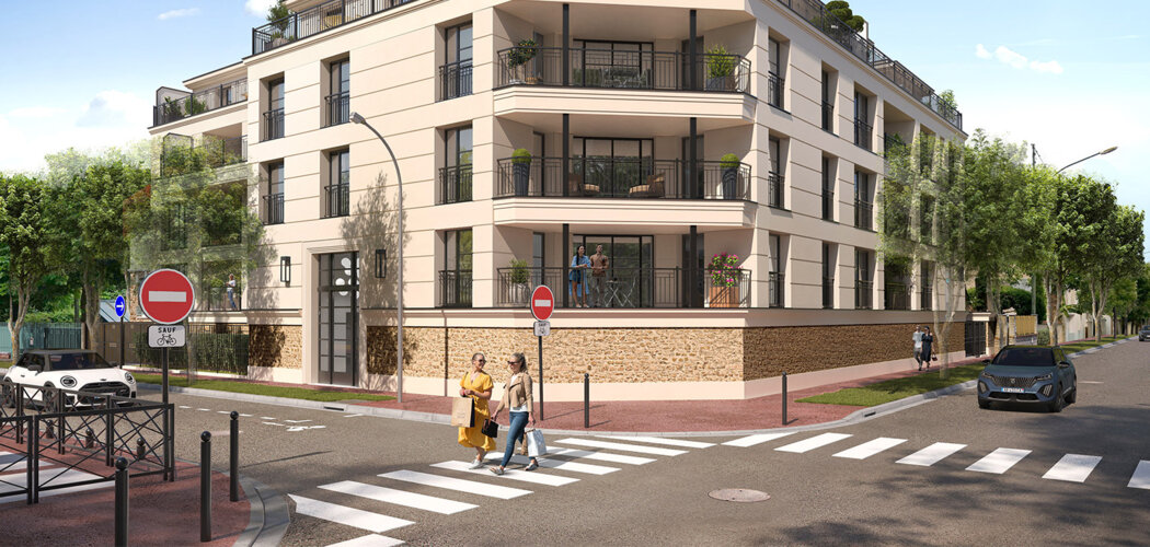 Programme immobilier neuf Angle Saint-Louis (94) - Saint-Maur-des-Fossés vivre proche Marne avec accès rapide Paris (94100) - Référence : 16738