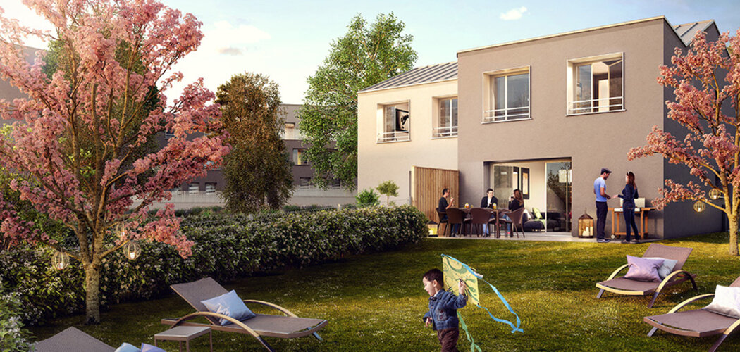 Programme immobilier neuf HORIZEN - Saint-Ouen-l’Aumône : Résidence T1–T4 avec technologie domotique et confort RT2012 proche des transports (95310) - Référence : 2212