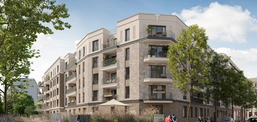 Programme immobilier neuf NEORI - Saint-Ouen : logements neufs sécurisés et verdoyants proche des transports (93400) - Référence : 15184