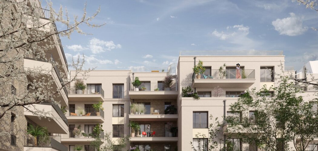 Programme immobilier neuf NEORI - Saint-Ouen : logements neufs sécurisés et verdoyants proche des transports (93400) - Référence : 15184