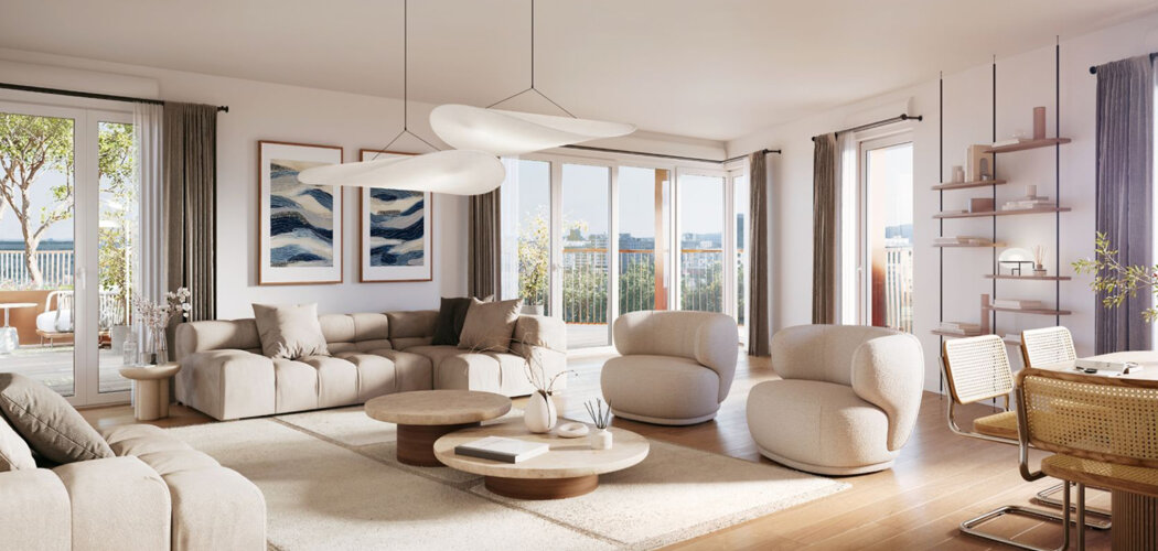 Programme immobilier neuf LE RIVAGE - Saint-Ouen-sur-Seine près du métro 14 (93400) - Référence : 12952