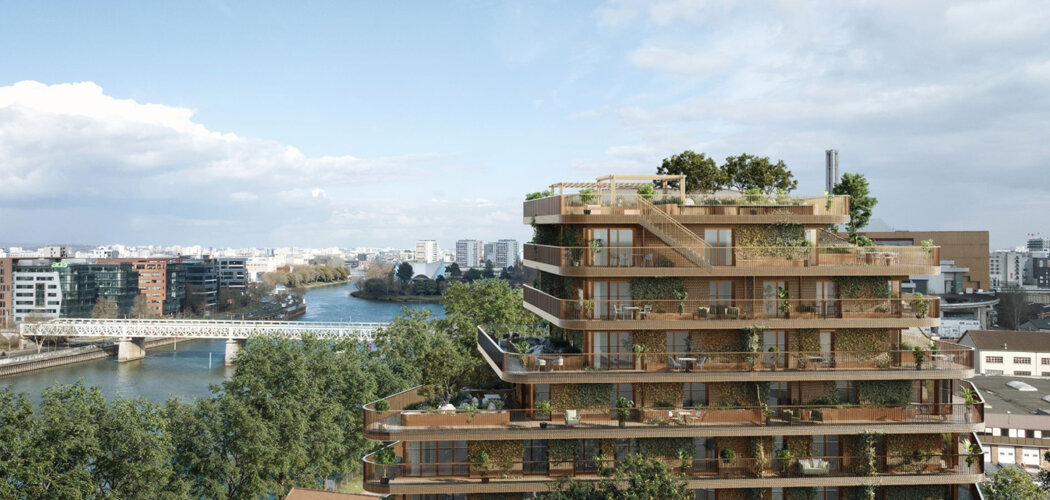 Programme immobilier neuf LE RIVAGE - Saint-Ouen-sur-Seine près du métro 14 (93400) - Référence : 12952