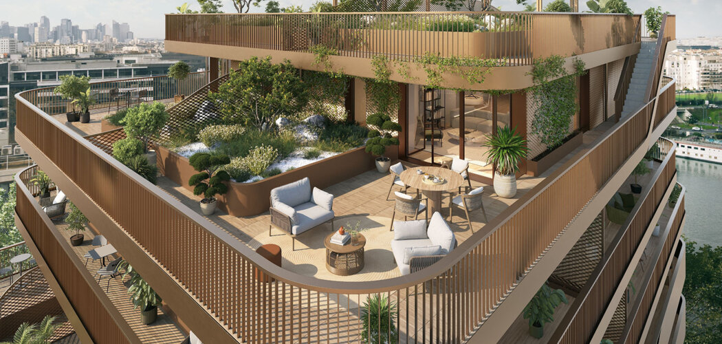 Programme immobilier neuf LE RIVAGE - Saint-Ouen-sur-Seine près du métro 14 (93400) - Référence : 12952