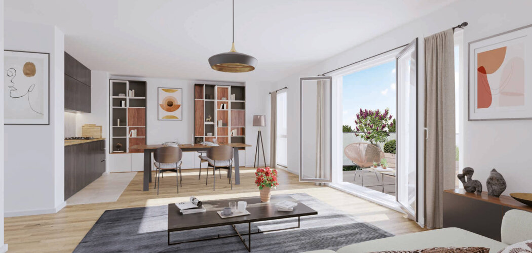 Programme immobilier neuf Villas Flora - Saint-Thibault-des-Vignes : logements neufs sécurisés et verdoyants proche des commodités (77400) - Référence : 15054
