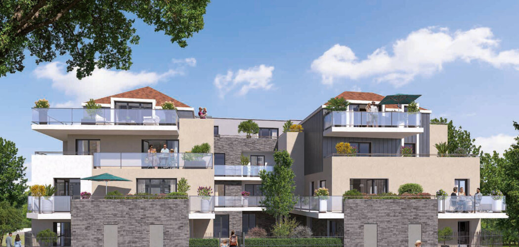 Programme immobilier neuf Villas Flora - Saint-Thibault-des-Vignes : logements neufs sécurisés et verdoyants proche des commodités (77400) - Référence : 15054