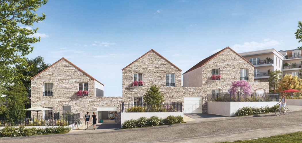 Programme immobilier neuf Le Parc des Vignes - Saint-Thibault-des- Vignes proche bus et en plein coeur du village (77400) - Référence : 16276