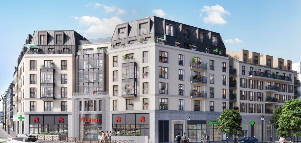 Programme immobilier neuf CENTRAL JAU.BERT - Sartrouville hypercentre à deux pas RER A et ligne L (78500) - Référence : 16300