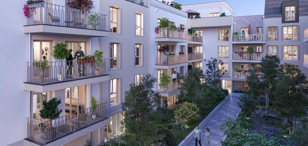 Programme immobilier neuf CENTRAL JAU.BERT - Sartrouville hypercentre à deux pas RER A et ligne L (78500) - Référence : 16300