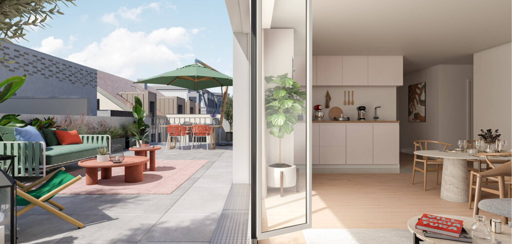 Programme immobilier neuf CENTRAL JAU.BERT - Sartrouville hypercentre à deux pas RER A et ligne L (78500) - Référence : 16300