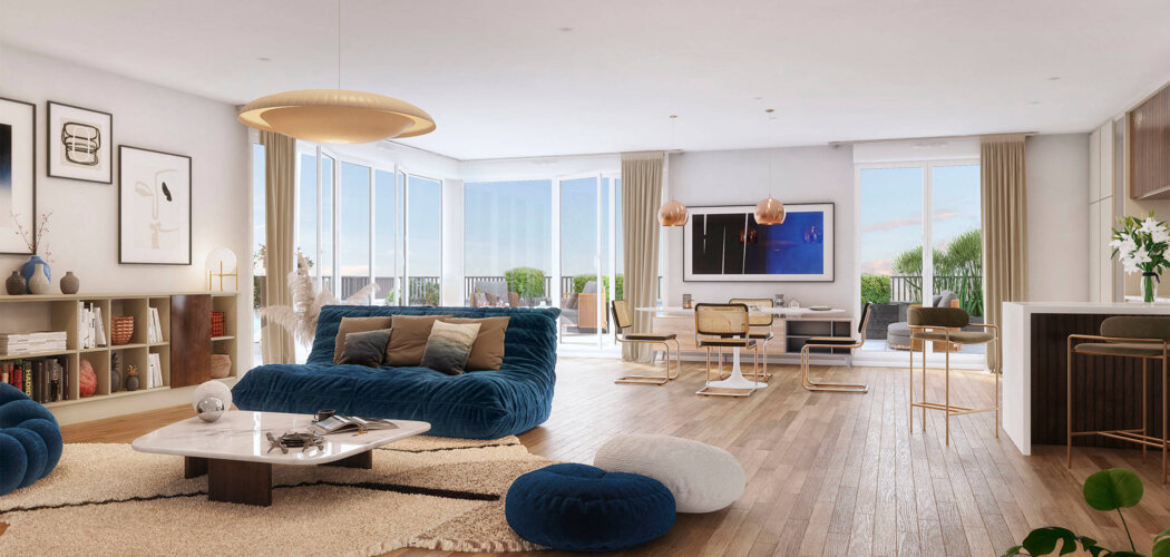 Programme immobilier neuf Le S - Sceaux : Résidence studio–T5 avec cadre verdoyant et confort optimisé proche des transports (92330) - Référence : 14262