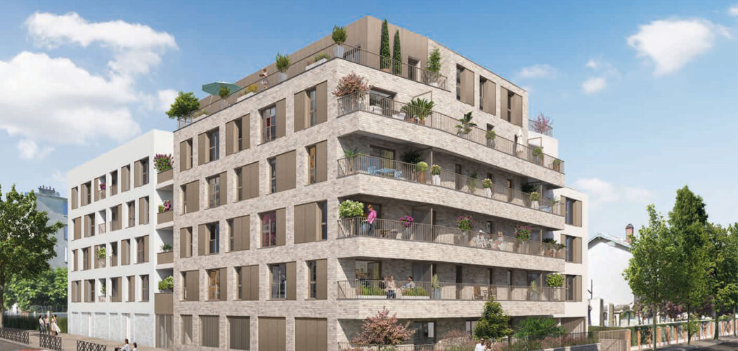 Programme immobilier neuf Les Jardins du Parc - Stains : logements neufs proches de Saint-Denis et des espaces verts (93240) - Référence : 18203