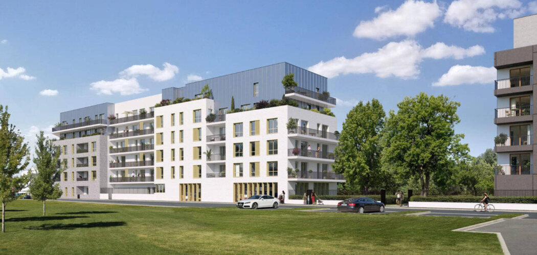 Programme immobilier neuf Les Terrasses Renelle - Stains : logements neufs sécurisés et verdoyants proche du Parc de La Courneuve (93240) - Référence : 14907