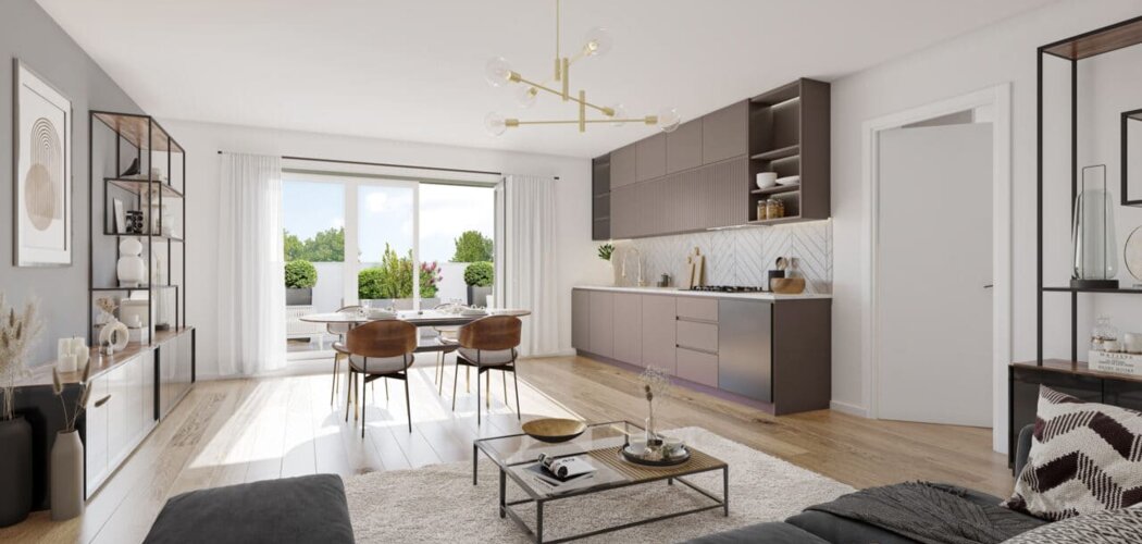 Programme immobilier neuf Les Jardins du Parc - Stains : logements neufs T2–T4 proche des commodités (93240) - Référence : 15926