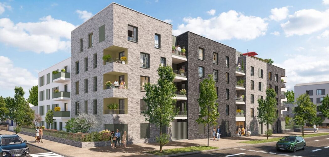 Programme immobilier neuf Les Jardins du Parc - Stains : logements neufs T2–T4 proche des commodités (93240) - Référence : 15926