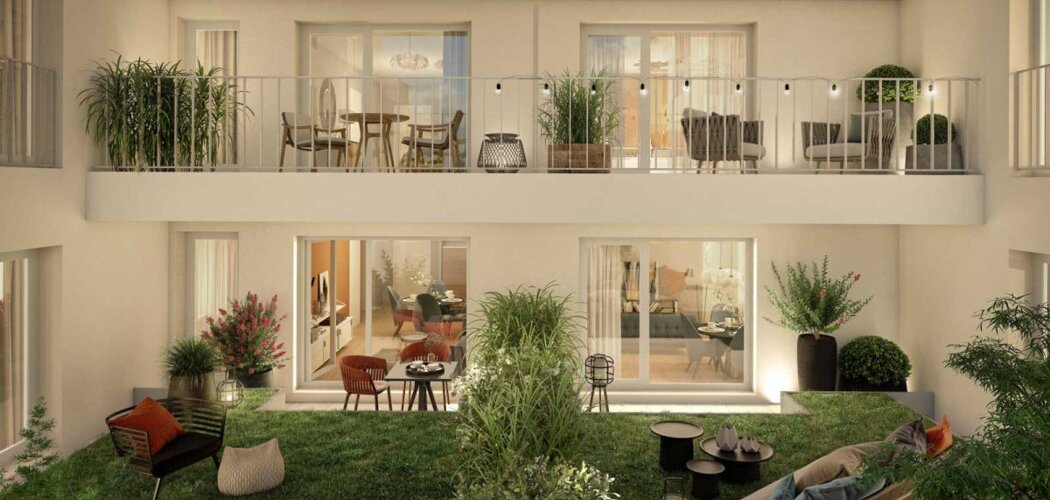 Programme immobilier neuf Le Clos Du Marché - Sucy-en-Brie : logements neufs sécurisés et verdoyants proche des transports (94370) - Référence : 15022