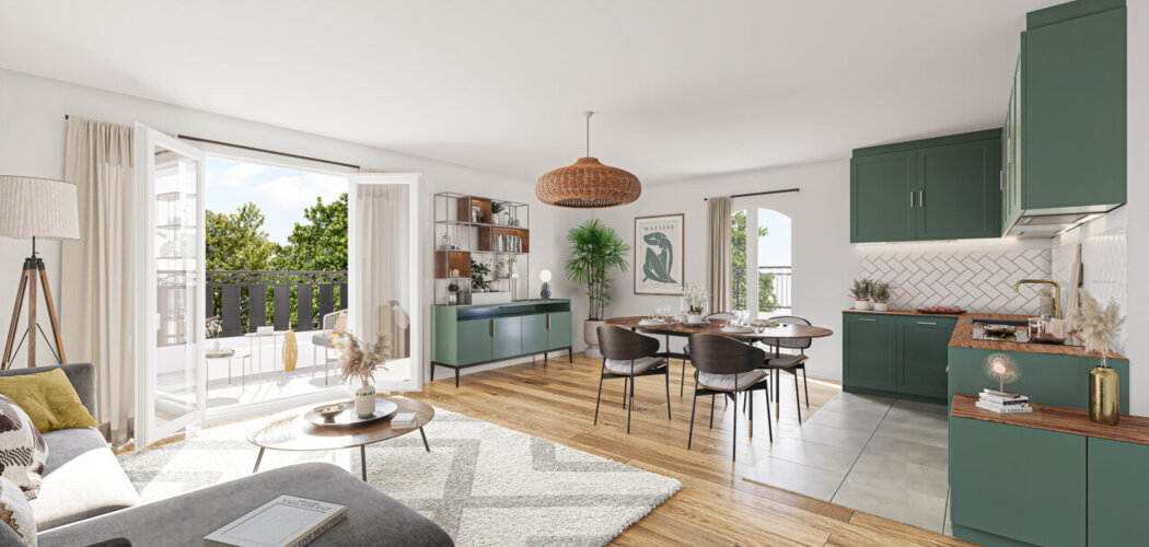 Programme immobilier neuf Villa Georges - Sucy-en-Brie : logements neufs sécurisés et verdoyants proche des transports (94370) - Référence : 15065