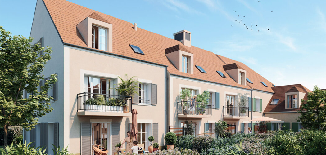 Programme immobilier neuf JARDIN ROMANTIQUE - Taverny centre-ville à deux pas du Transilien H (95150) - Référence : 12530
