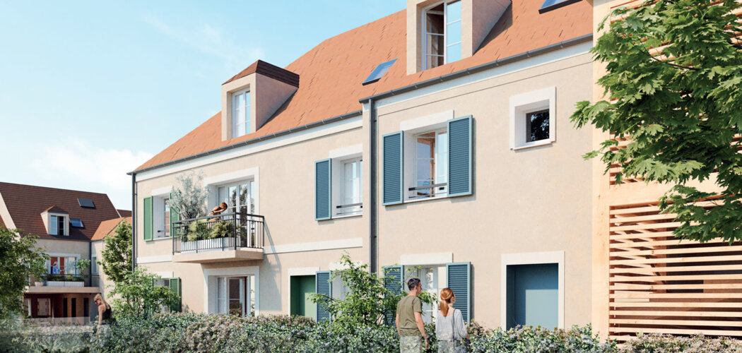 Programme immobilier neuf JARDIN ROMANTIQUE - Taverny centre-ville à deux pas du Transilien H (95150) - Référence : 12530