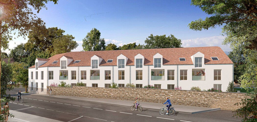 Programme immobilier neuf Les Bruyères - Thoiry : Résidence T2–T3 avec cadre sobre et confort optimisé proche des transports (78770) - Référence : 5719
