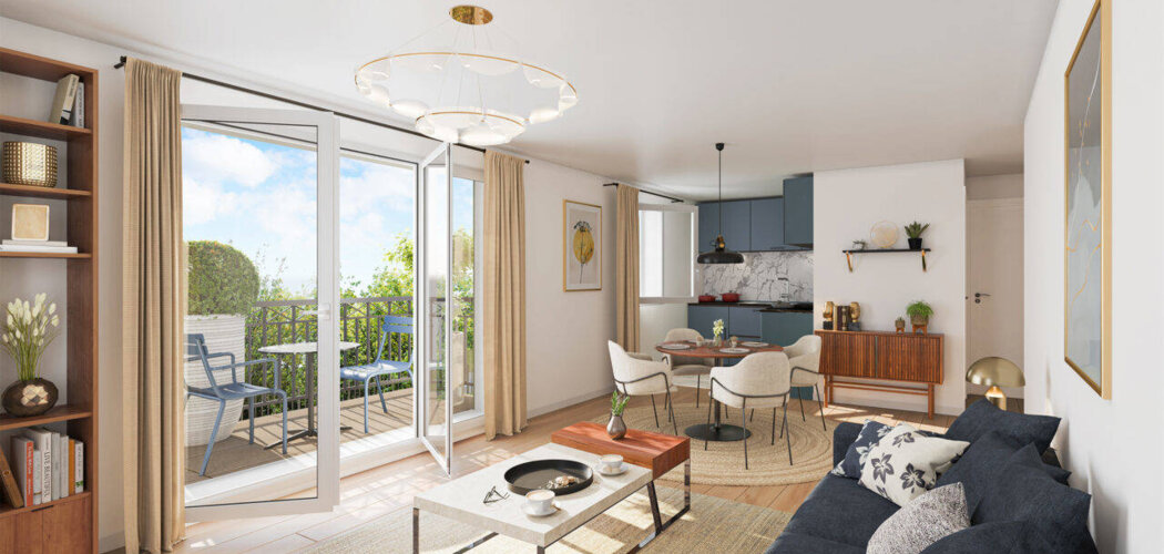Programme immobilier neuf Les Jardins Jasmin - Tournan-en-Brie : logements neufs T2–T4 proche des transports (77220) - Référence : 15906