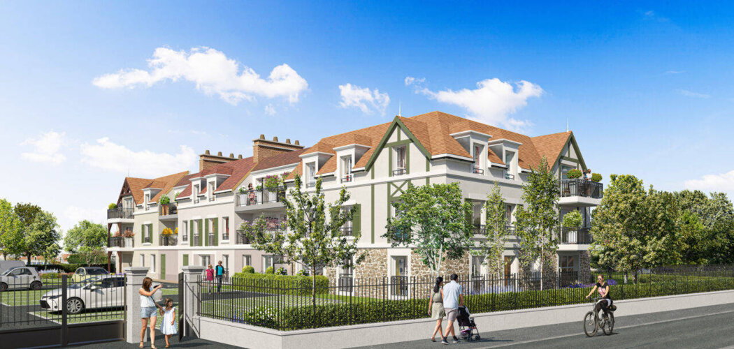 Programme immobilier neuf Les Jardins Jasmin - Tournan-en-Brie : logements neufs T2–T4 proche des transports (77220) - Référence : 15906