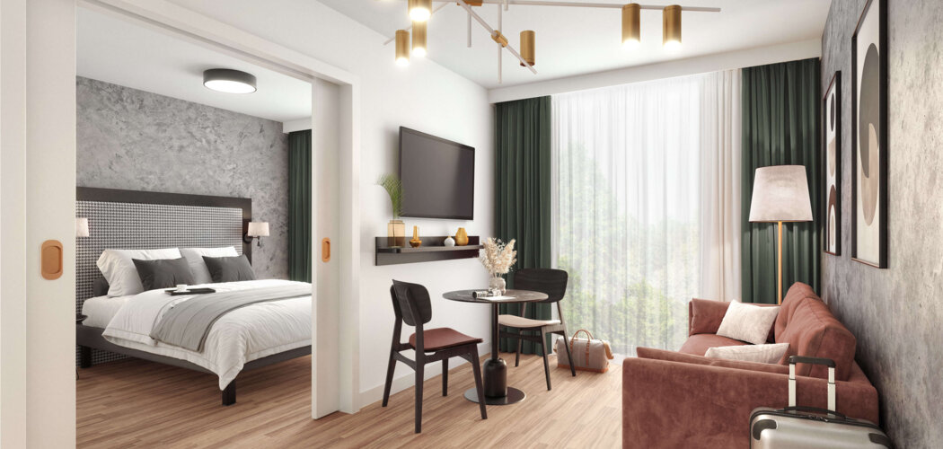 Programme immobilier neuf Convergence - Tremblay-en-France, logements hôteliers et proximité aéroport en ZAC Sud Charles de Gaulle (93290) - Référence : 15965