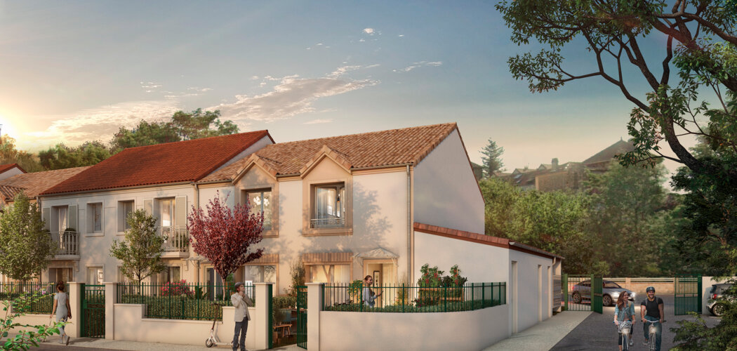 Programme immobilier neuf Le Clos Gallieni -  Triel-sur-Seine : logements neufs sécurisés et verdoyants proche des transports (78510) - Référence : 15495