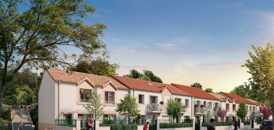 Programme immobilier neuf Le Clos Gallieni -  Triel-sur-Seine : logements neufs sécurisés et verdoyants proche des transports (78510) - Référence : 15495