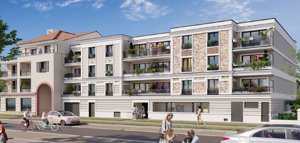 Programme immobilier neuf VILLA GAIA - Vaires-sur-Marne résidence verdoyante proche du canal (77360) - Référence : 18295