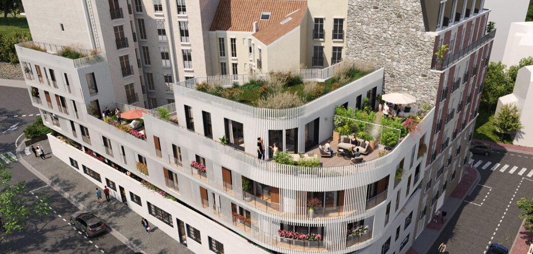 Programme immobilier neuf ALLURE - Vanves  à proximité du métro 12 et tram T2 (92170) - Référence : 16620
