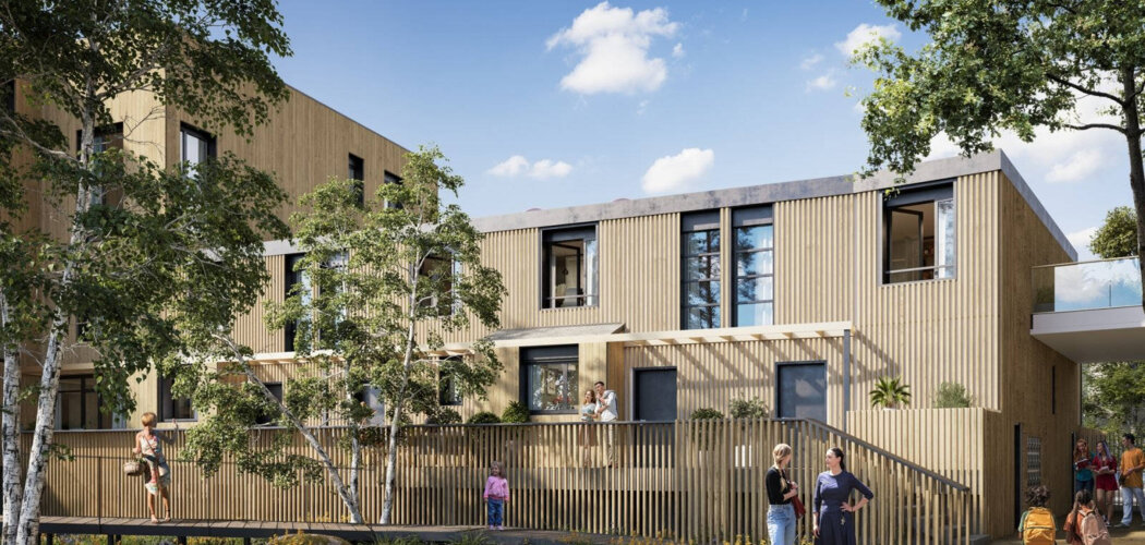 Programme immobilier neuf L'APARTÉ - Vigneux-sur-Seine : logements neufs sécurisés et verdoyants proche des commodités (91270) - Référence : 14954