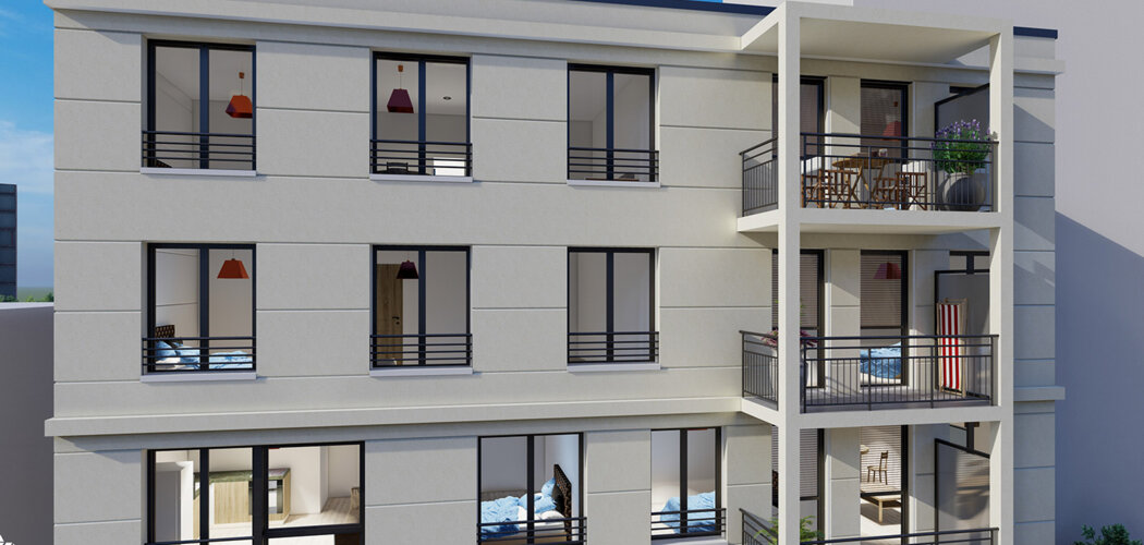 Programme immobilier neuf LES JARDINS DE PARIS - Villejuif à quelques minutes à pied du métro 7 (94800) - Référence : 12621