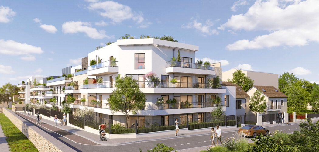 Programme immobilier neuf Les Terrasses Mummoli - Villemomble cadre de vie moderne proche RER E et Grand Paris (93250) - Référence : 16993