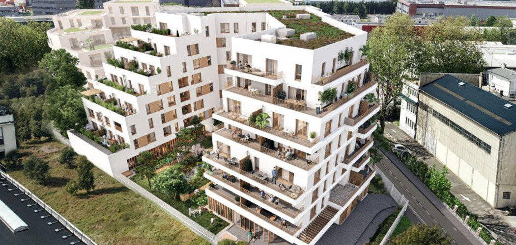 Programme immobilier neuf ILOT VERT - Villeneuve-la-Garenne  à proximité du tram T1 et ligne 15 (92390) - Référence : 15341