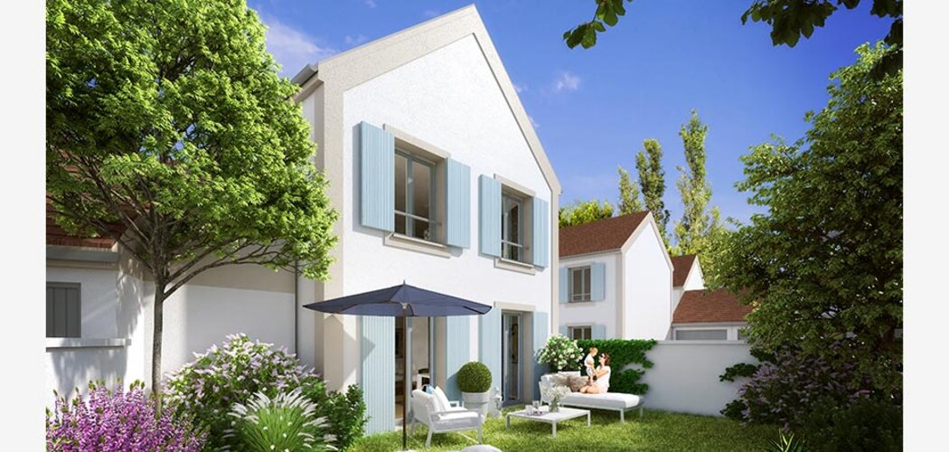 Programme immobilier neuf LES ALLÉES DE VILLENEUVE - Villeneuve-le-Comte : Résidence avec jardins et isolation RT 2012 proche des parcs d’attractions (77174) - Référence : 1746
