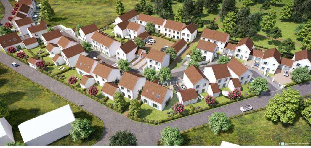 Programme immobilier neuf LES ALLÉES DE VILLENEUVE - Villeneuve-le-Comte : Résidence avec jardins et isolation RT 2012 proche des parcs d’attractions (77174) - Référence : 1746