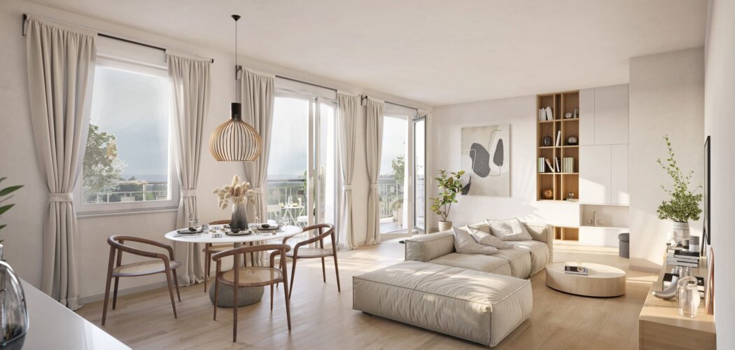 Programme immobilier neuf RÉSIDENCE DES COTEAUX - Villennes-sur-Seine : Résidence studio–T4 avec cadre résidentiel et confort optimisé proche des commodités (78670) - Référence : 14738