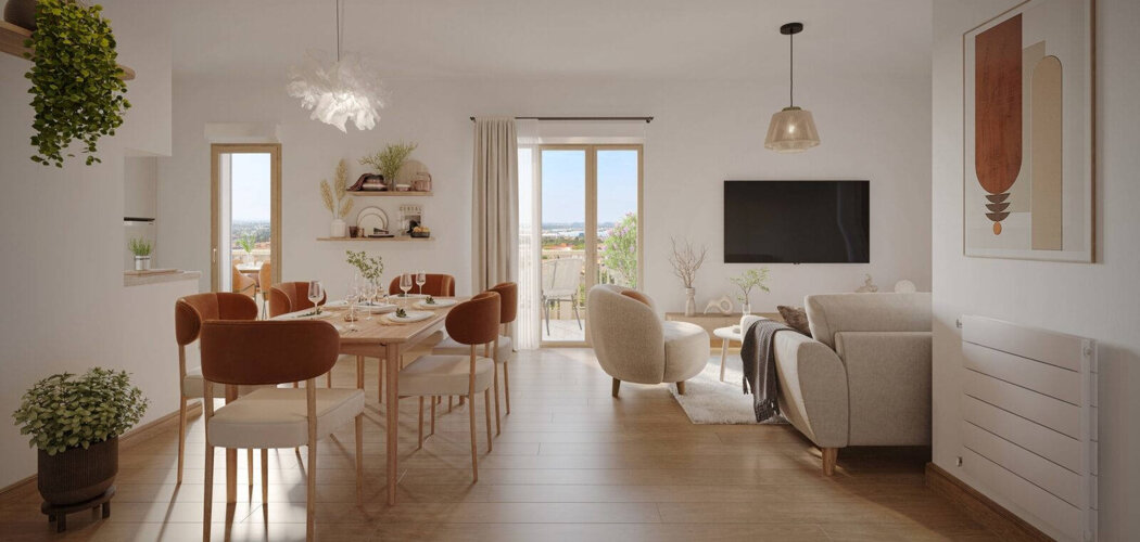 Programme immobilier neuf LES JARDINS FAJON - Villetaneuse à deux pas du Parc Régional de la Butte Pinson (93430) - Référence : 16554