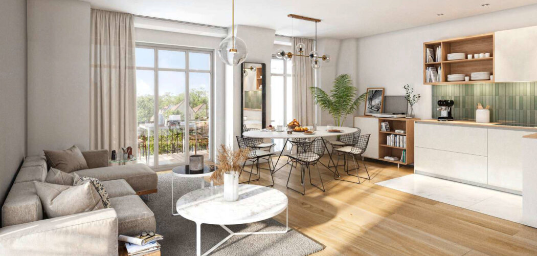 Programme immobilier neuf Le Petit Trianon (94) - Villiers-sur-Marne résidence élégante proche du RER E (94350) - Référence : 16396
